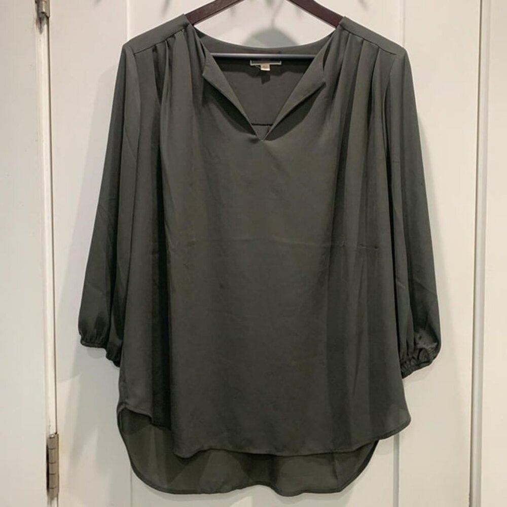 Pleione Cypress Notched Tunic Top XL